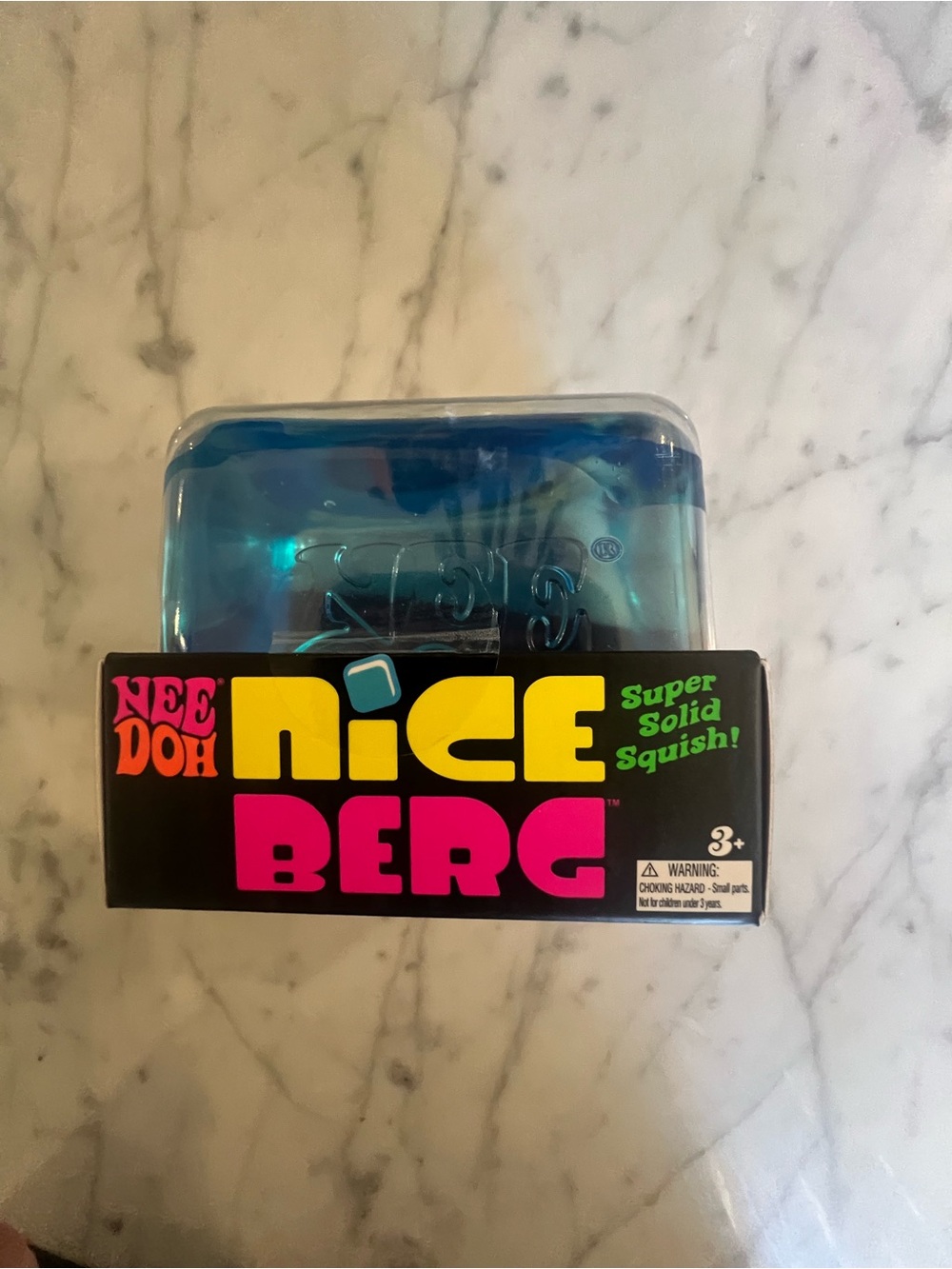 Nice Berg Super Solid Squish Toy - Blue